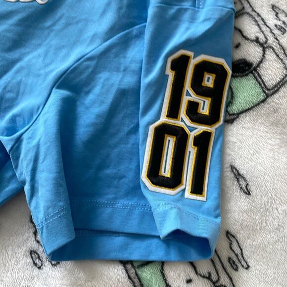 New women’s southern university blue cropped short sleeve t shirt size XS - Picture 6 of 11